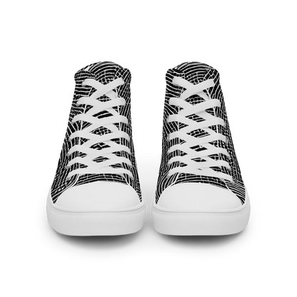 Women's High Top Canvas Shoes - Zenith Stripes