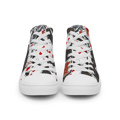 Women's High Top Canvas Shoes - Decked Out Dreams