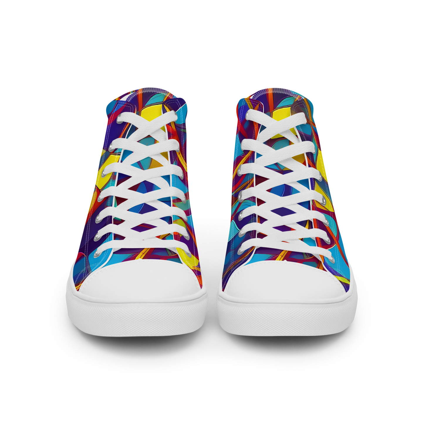 Men's High Top Canvas Shoes - Flickering Dreams