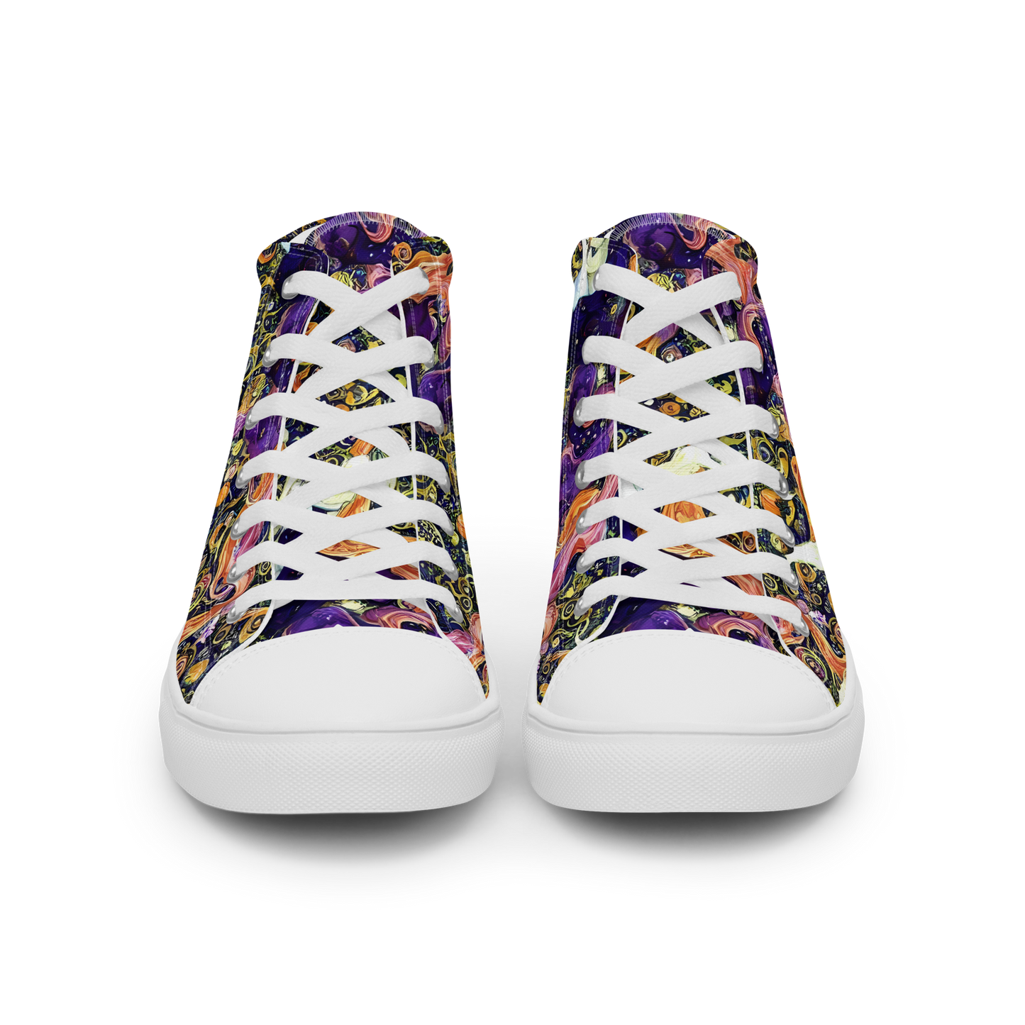 Women's High Top Canvas Shoes - Ethereal Waltz