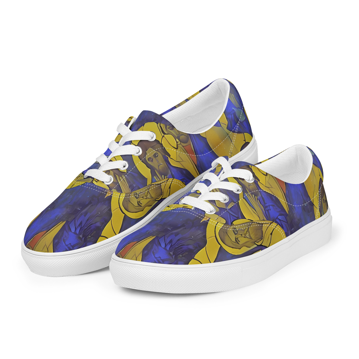 Men's Lace-Up Canvas Shoes - Divine Reverie