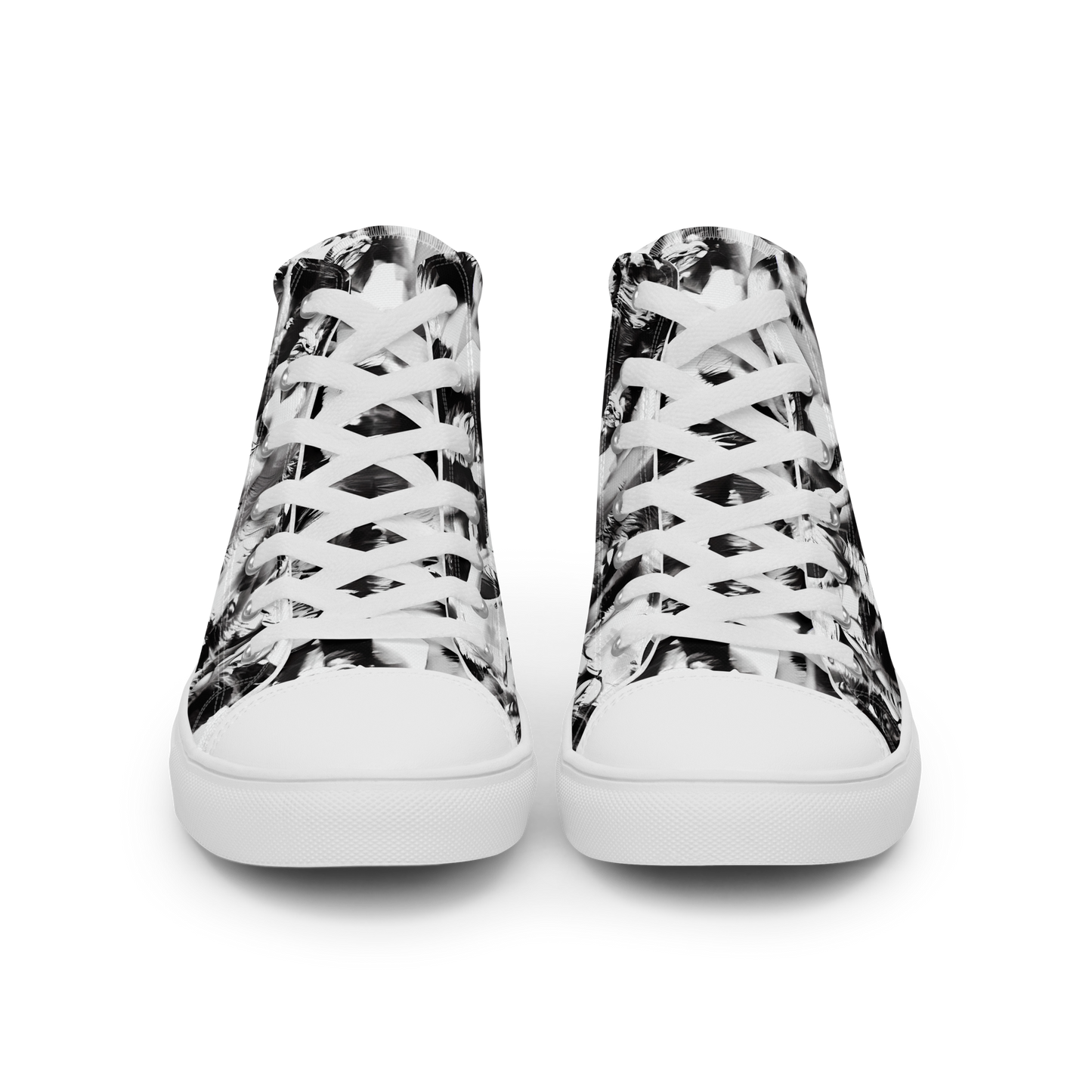 Women's High Top Canvas Shoes - Timeless Echoes