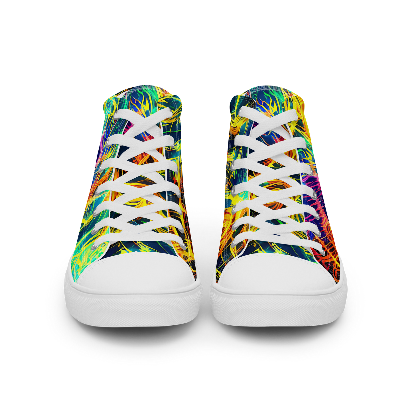 Women's High Top Canvas Shoes - Kapp's Kaleidoscope