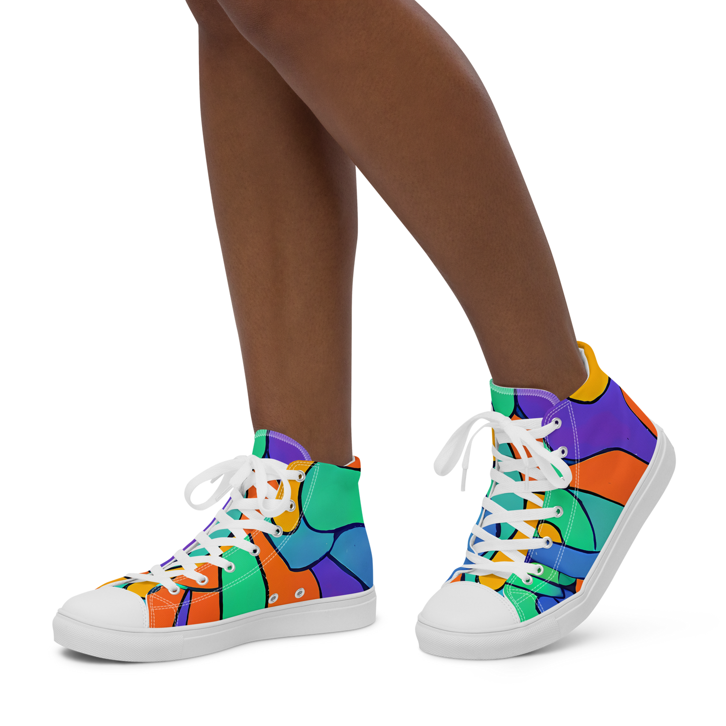 Women's High Top Canvas Shoes - Archipenko Dream