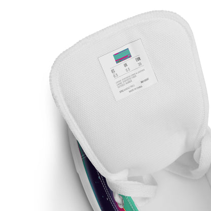 Women's High Top Canvas Shoes - Astro Pop