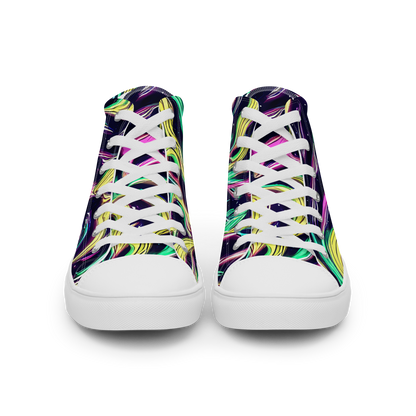 Women's High Top Canvas Shoes - Casson's Whirl