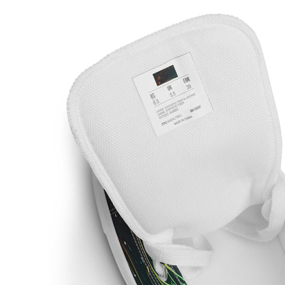 Men's High Top Canvas Shoes - Templesmith Twirl