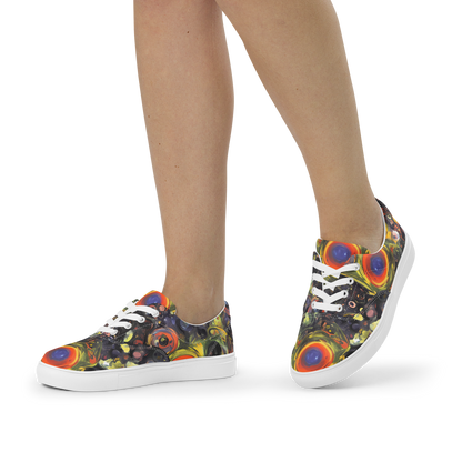 Women's Lace-Up Canvas Shoes - Stellar Spin