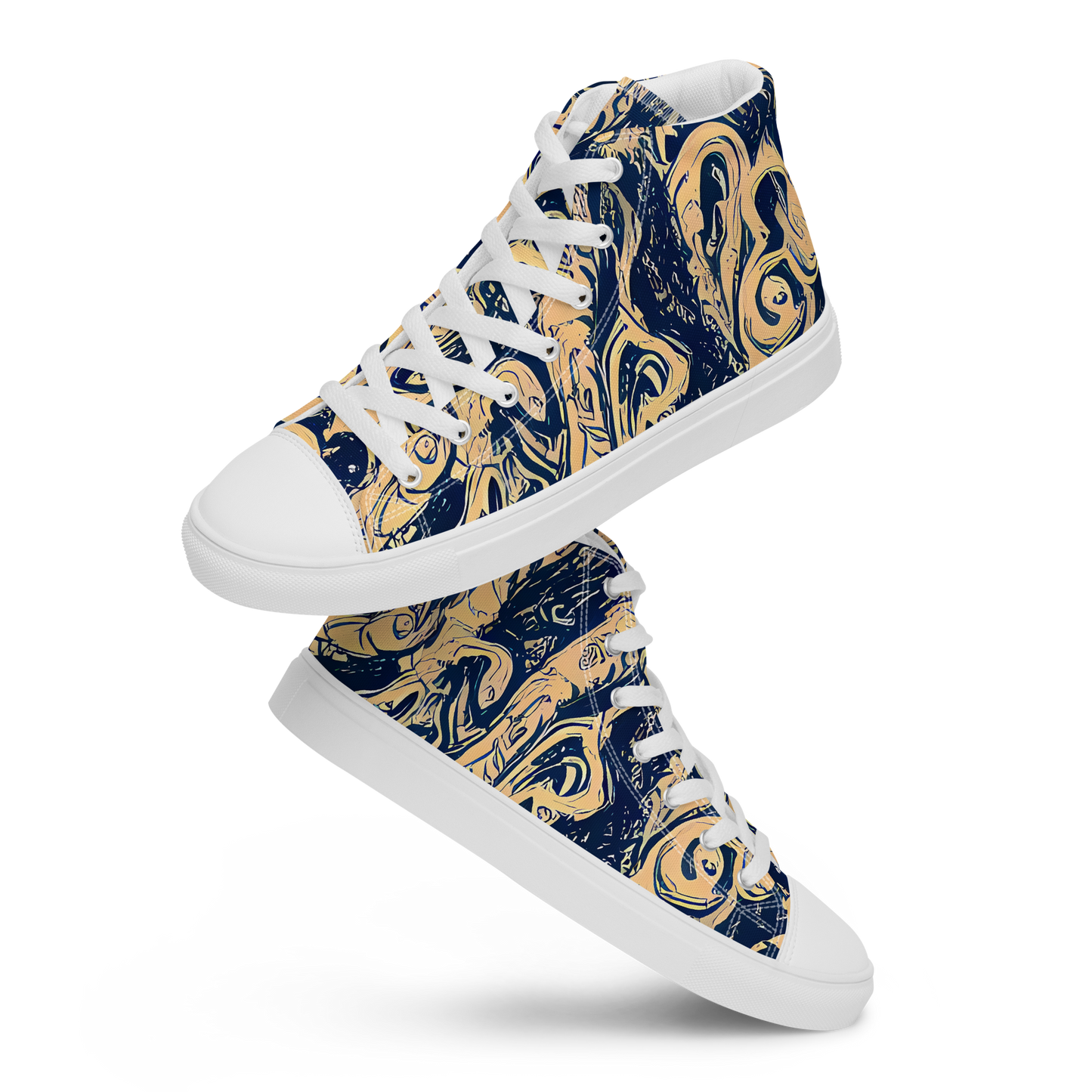 Men's High Top Canvas Shoes - Doré Dreams