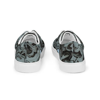 Women's Lace-Up Canvas Shoes - Caruso Swirl