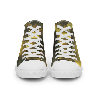 Men's High Top Canvas Shoes - Crimson Tide