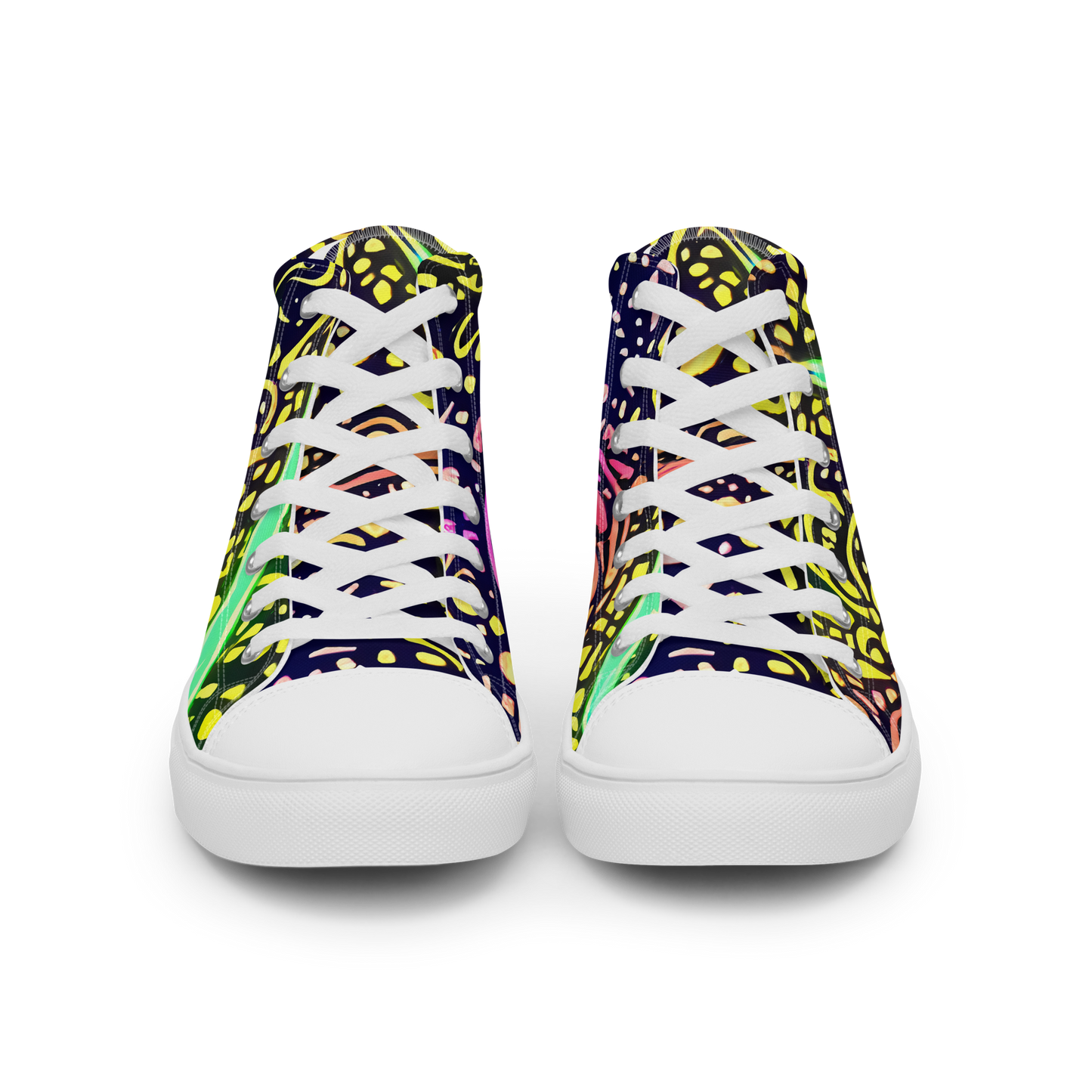 Women's High Top Canvas Shoes - Isenbrant Illumination