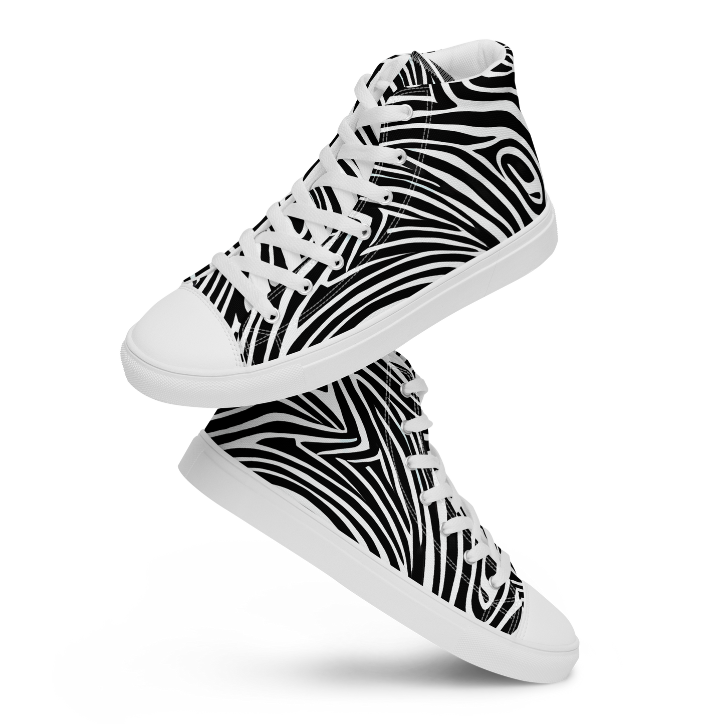 Women's High Top Canvas Shoes - Vortex Veins