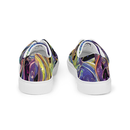 Women's Lace-Up Canvas Shoes - Lebacq Swirl