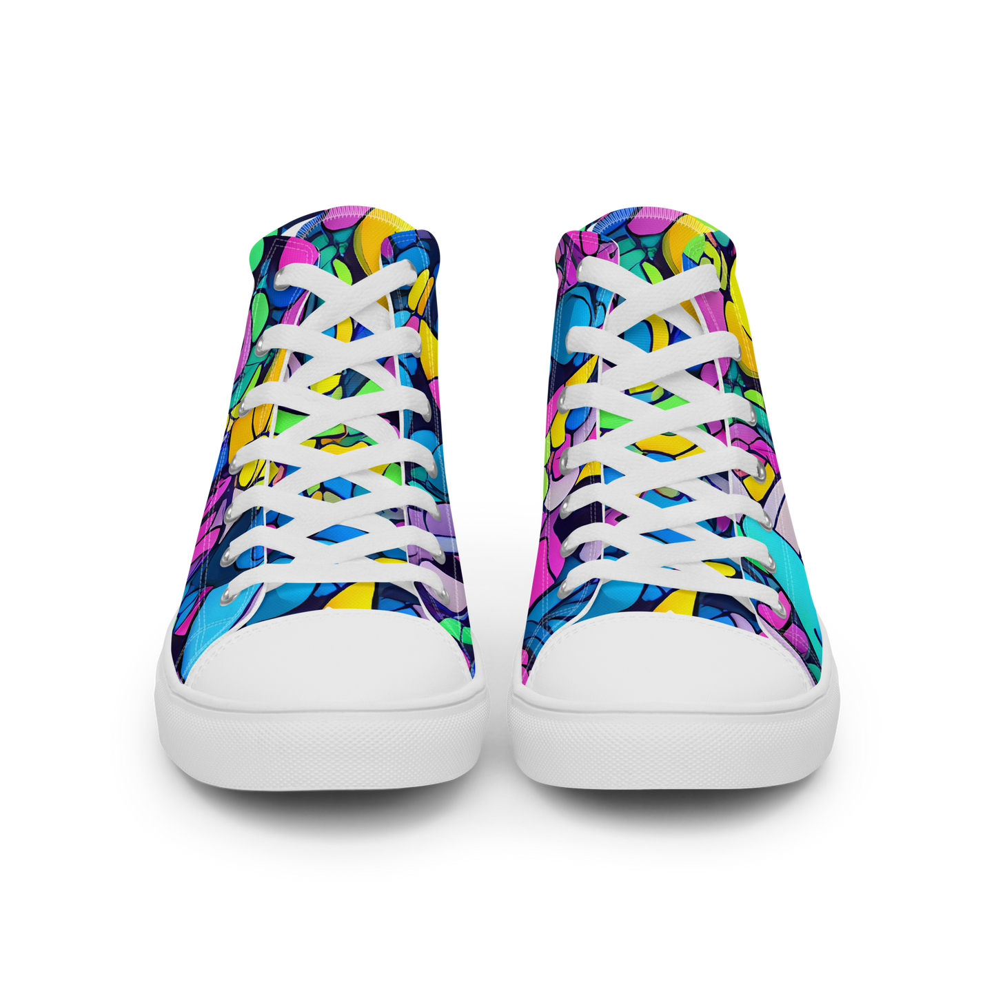 Women's High Top Canvas Shoes - Radiant Revelation