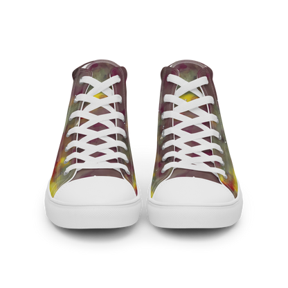 Women's High Top Canvas Shoes - Whispers of Autumn