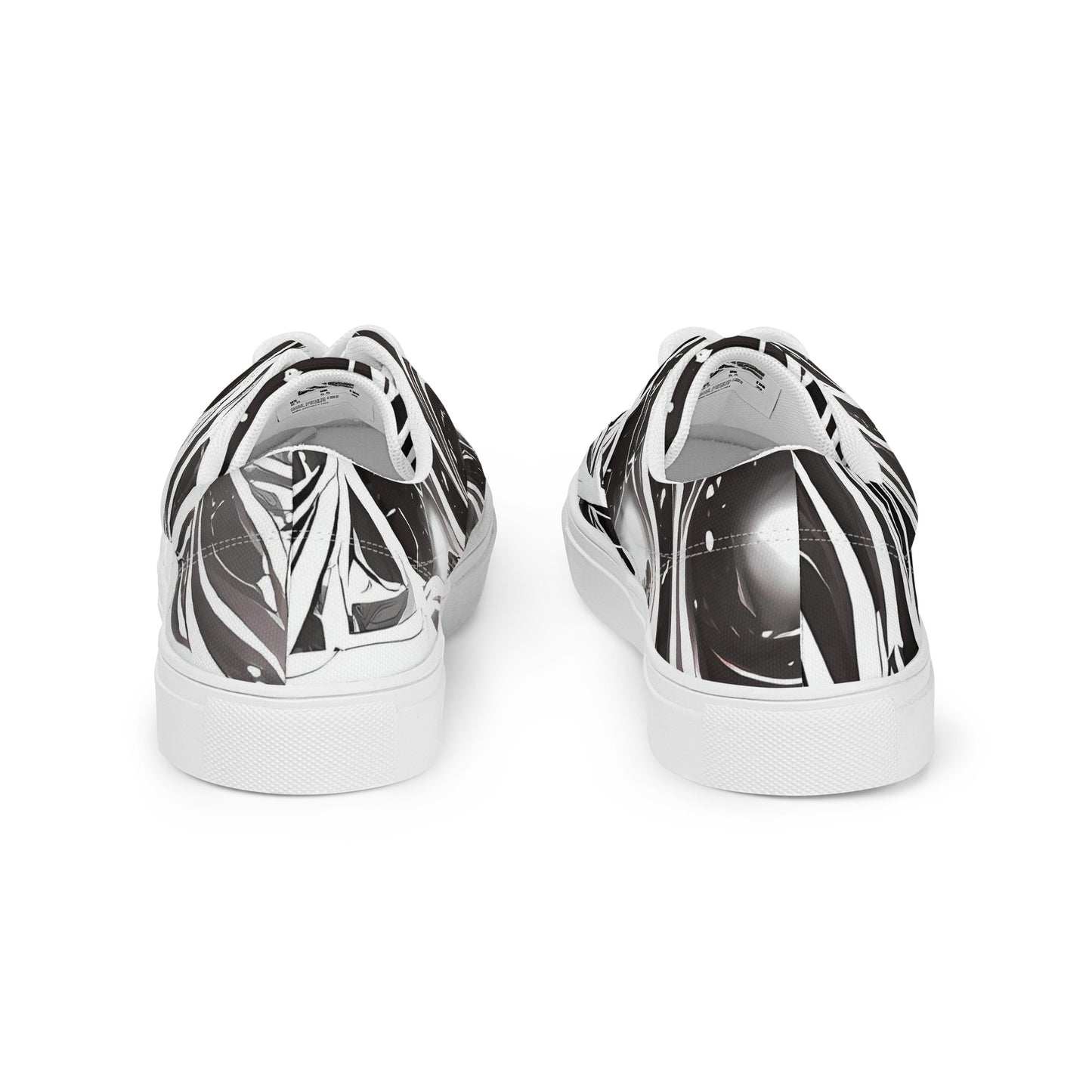 Women's Lace-Up Canvas Shoes - Twilight Vortex