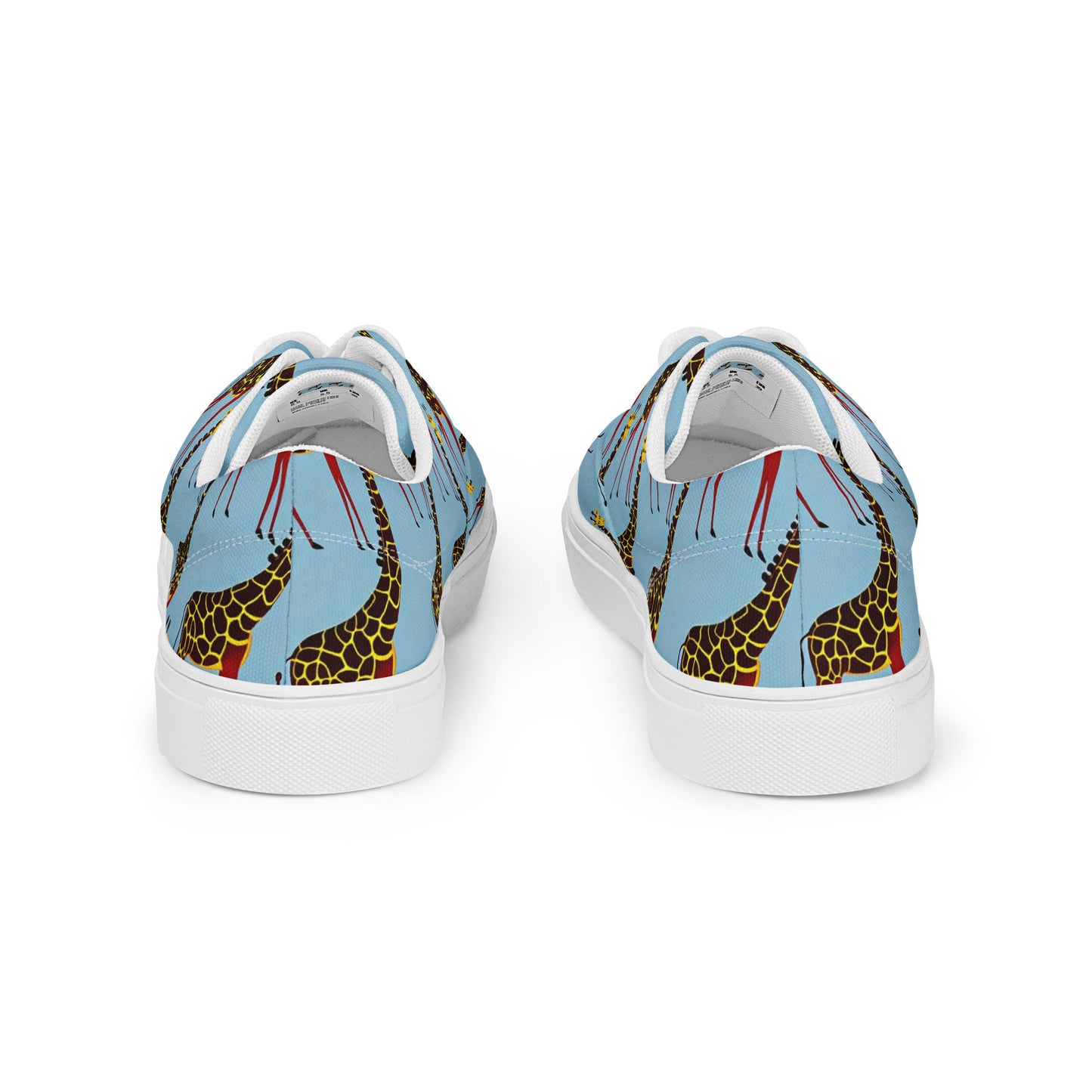 Women's Lace-Up Canvas Shoes - Giraffe Groove