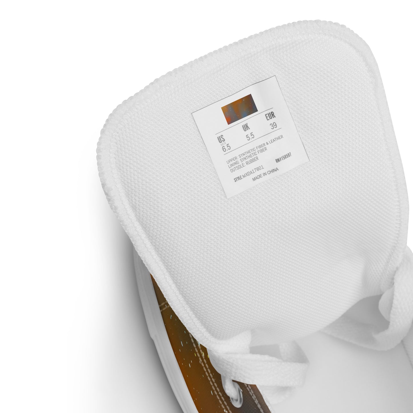 Women's High Top Canvas Shoes - Asterglow Veil