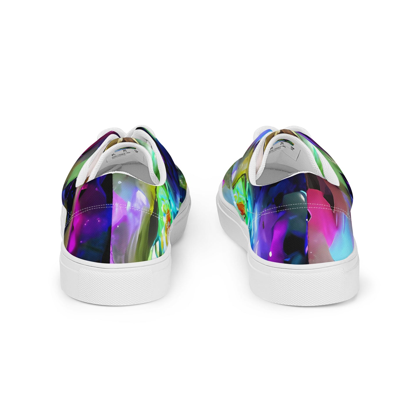 Women's Lace-Up Canvas Shoes - Fantasy Spiral