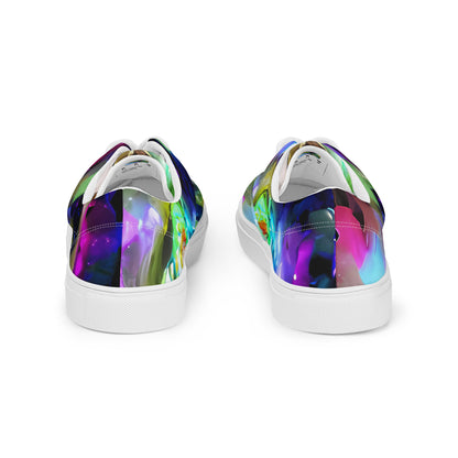 Women's Lace-Up Canvas Shoes - Fantasy Spiral