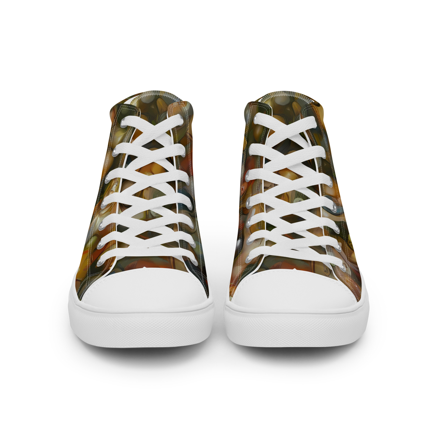 Men's High Top Canvas Shoes - Cryptic Canvas