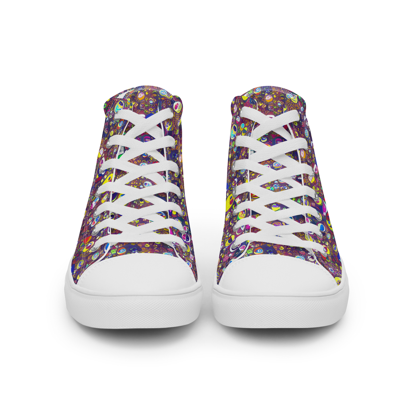 Women's High Top Canvas Shoes - Eyes of Enchantment