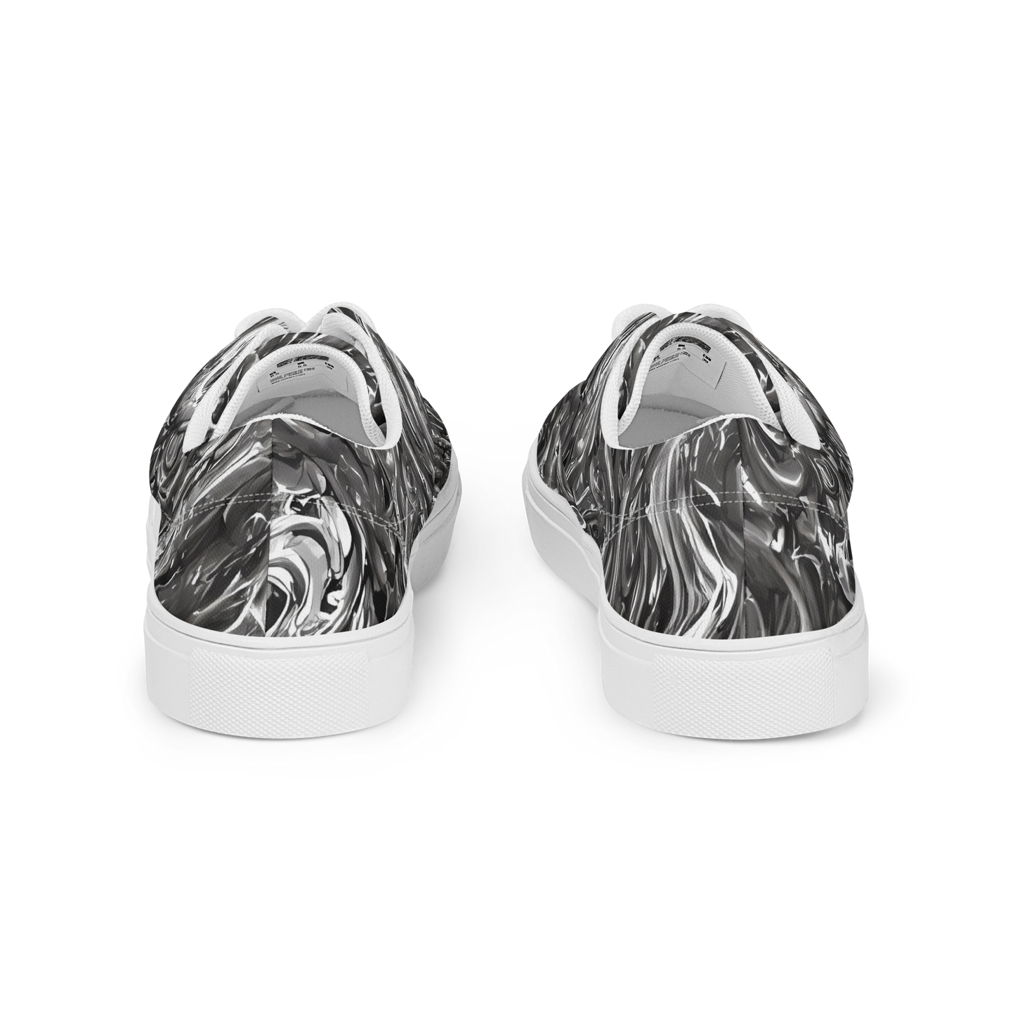 Women's Lace-Up Canvas Shoes - Nebulous Night