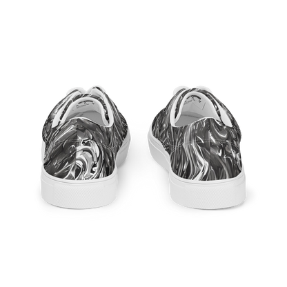 Women's Lace-Up Canvas Shoes - Nebulous Night