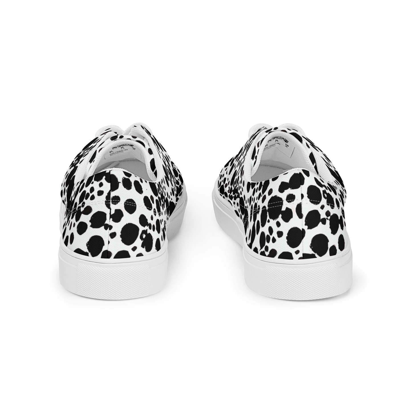 Men's Lace-Up Canvas Shoes - Dappled Shadow Dance