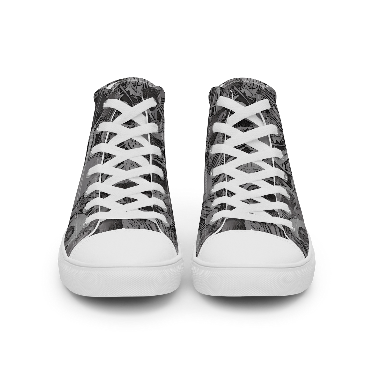 Men's High Top Canvas Shoes - Dusk Enigma