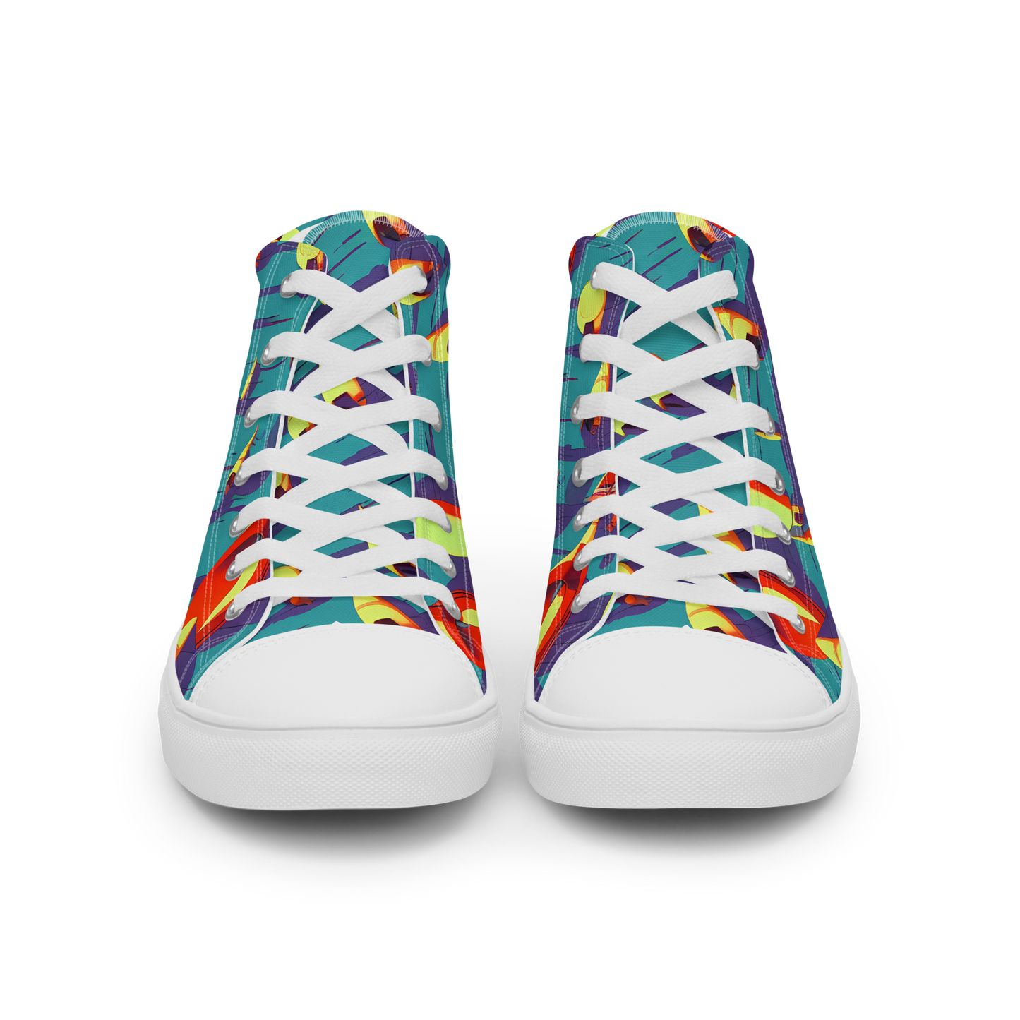 Men's High Top Canvas Shoes - Sailor's Mirage