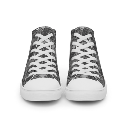 Men's High Top Canvas Shoes - Nebula Wanderers