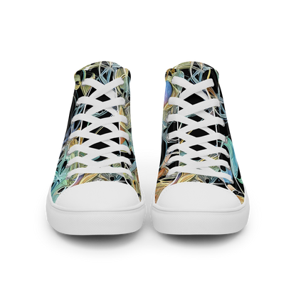 Men's High Top Canvas Shoes - Infinite Mist