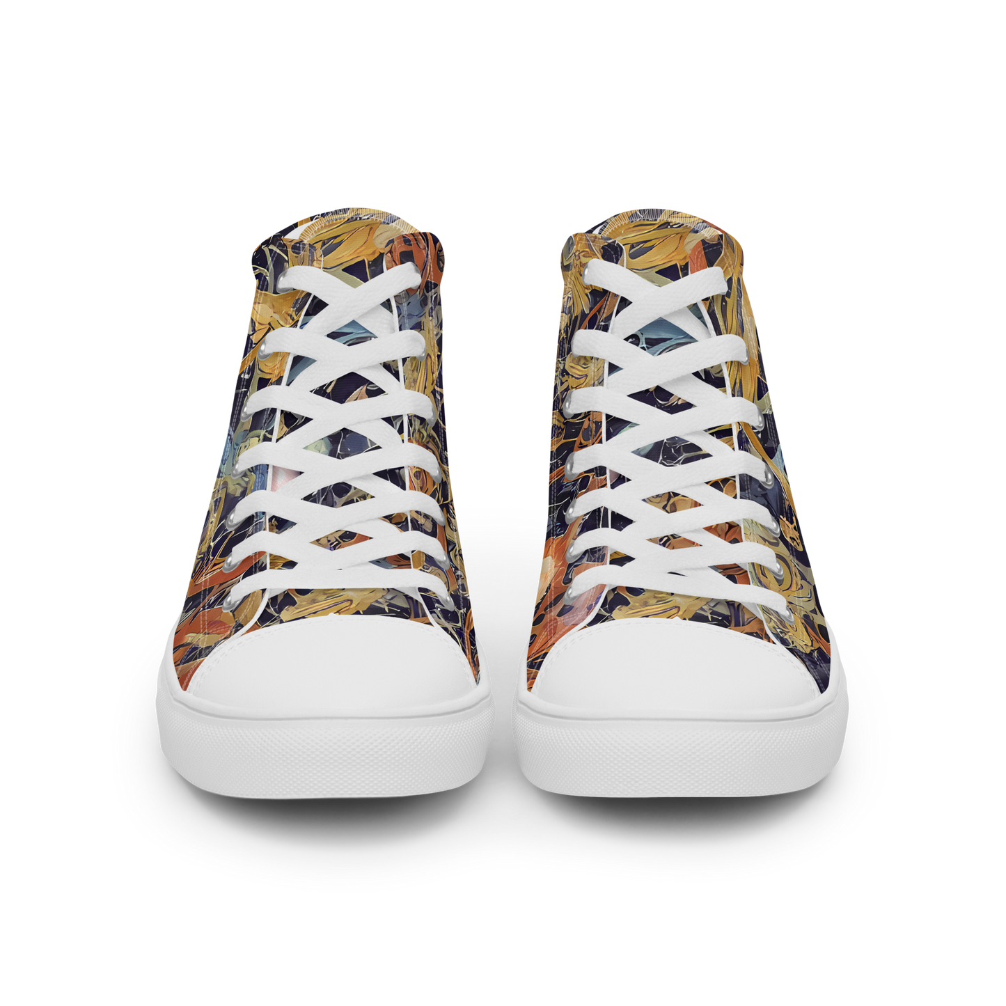 Women's High Top Canvas Shoes - Quantum Symmetry