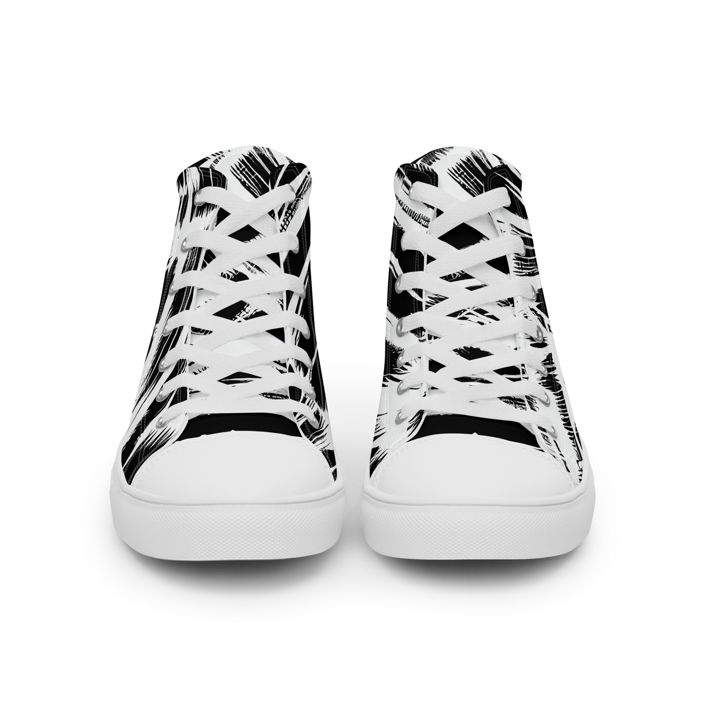 Women's High Top Canvas Shoes - Silent Thunder