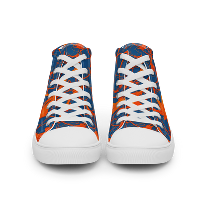 Women's High Top Canvas Shoes - Nautical Ember