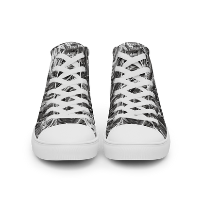 Men's High Top Canvas Shoes - Nebulous Night