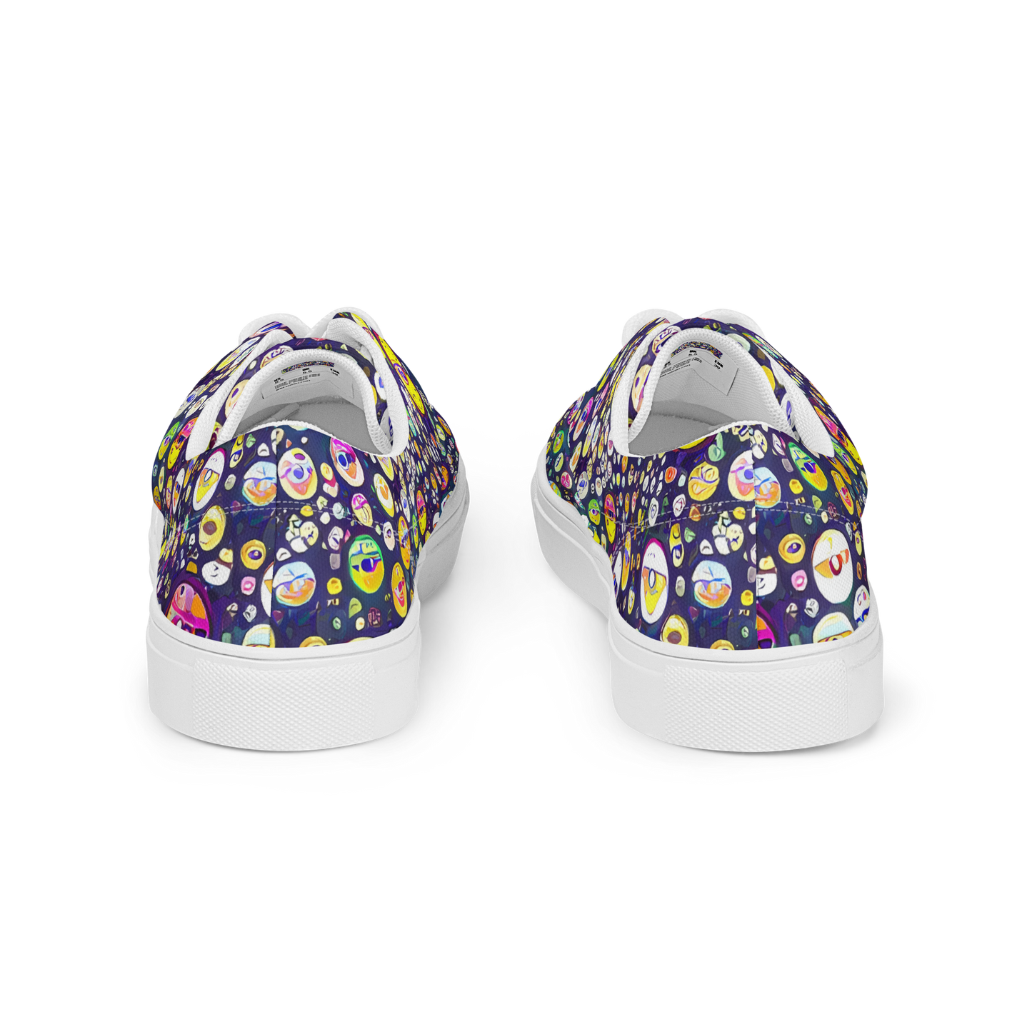 Women's Lace-Up Canvas Shoes - Whimsical Eyescape