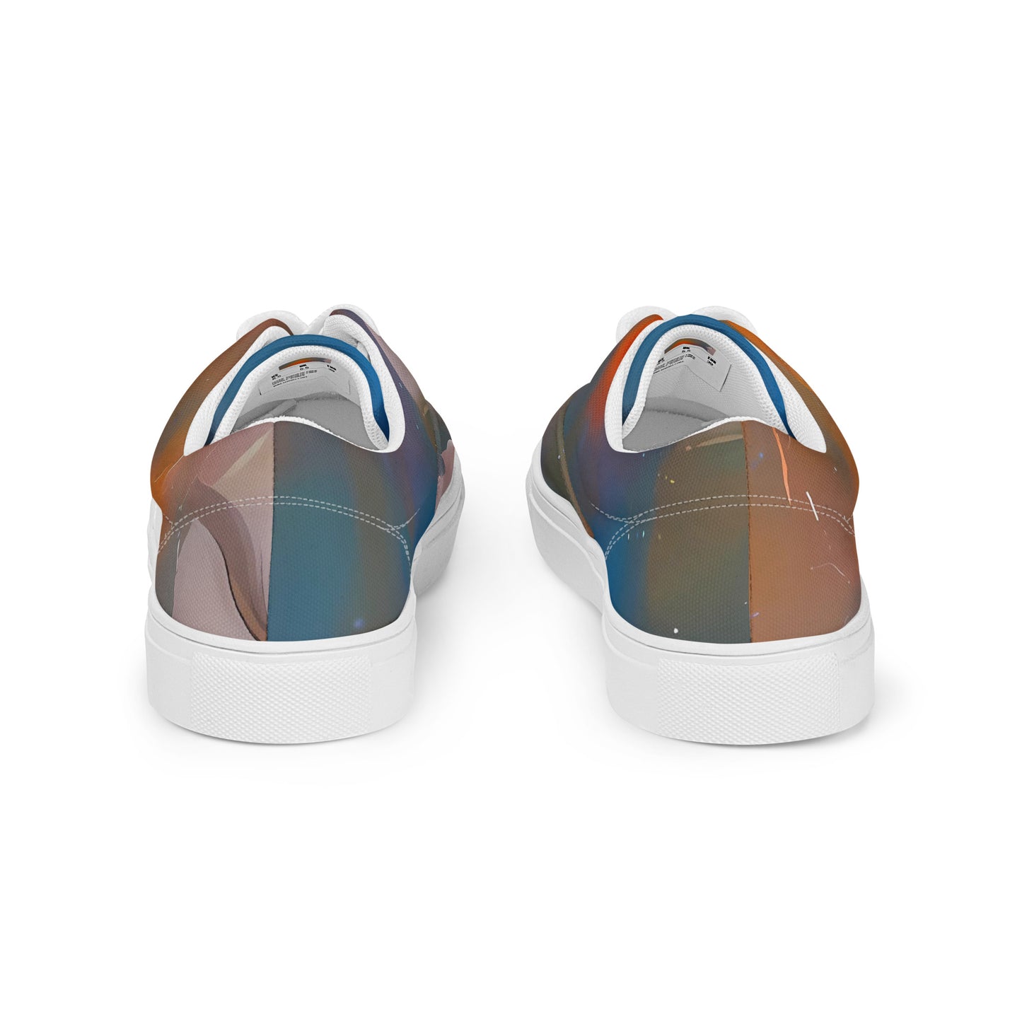 Women's Lace-Up Canvas Shoes - Whispering Ember