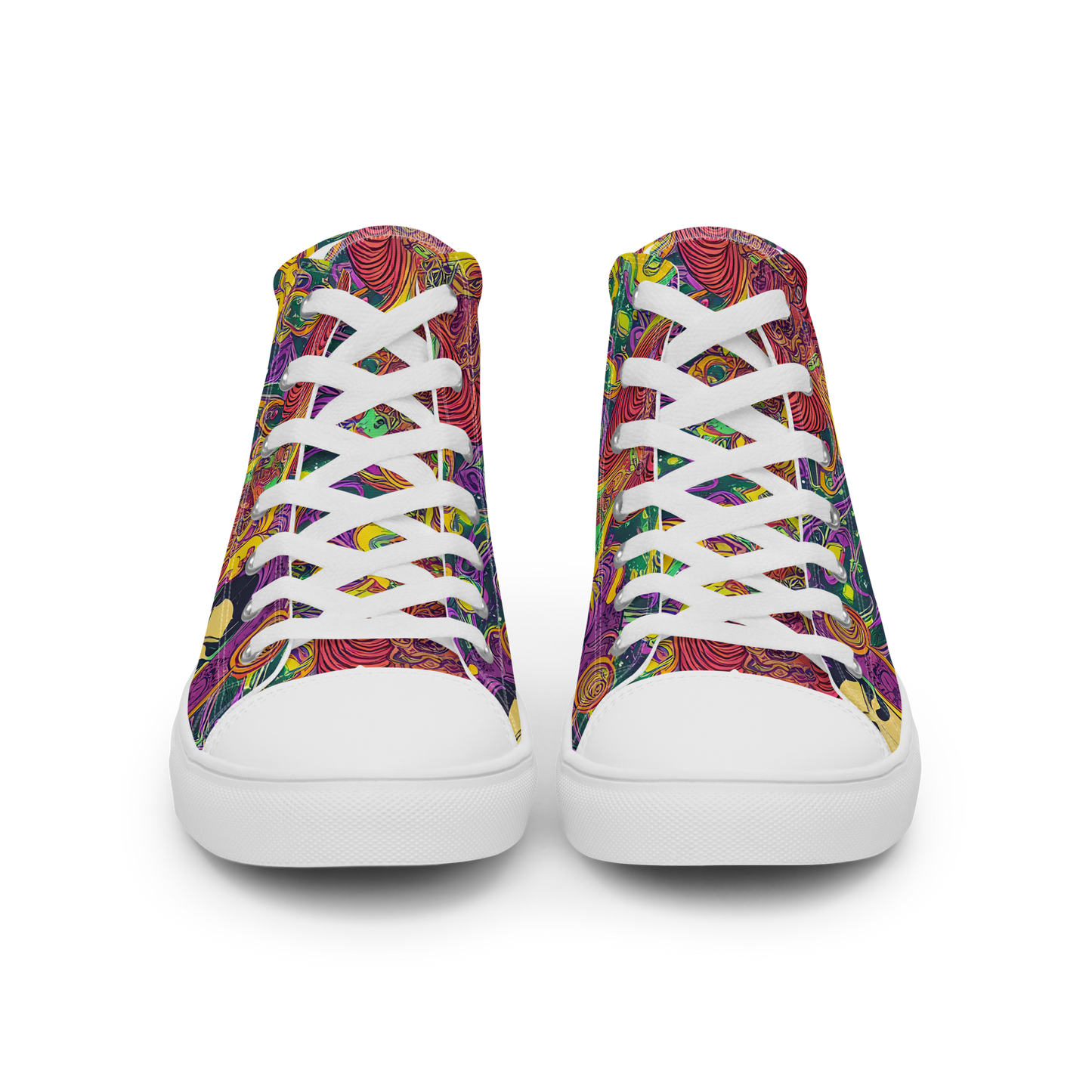 Men's High Top Canvas Shoes - Odyssey in Color