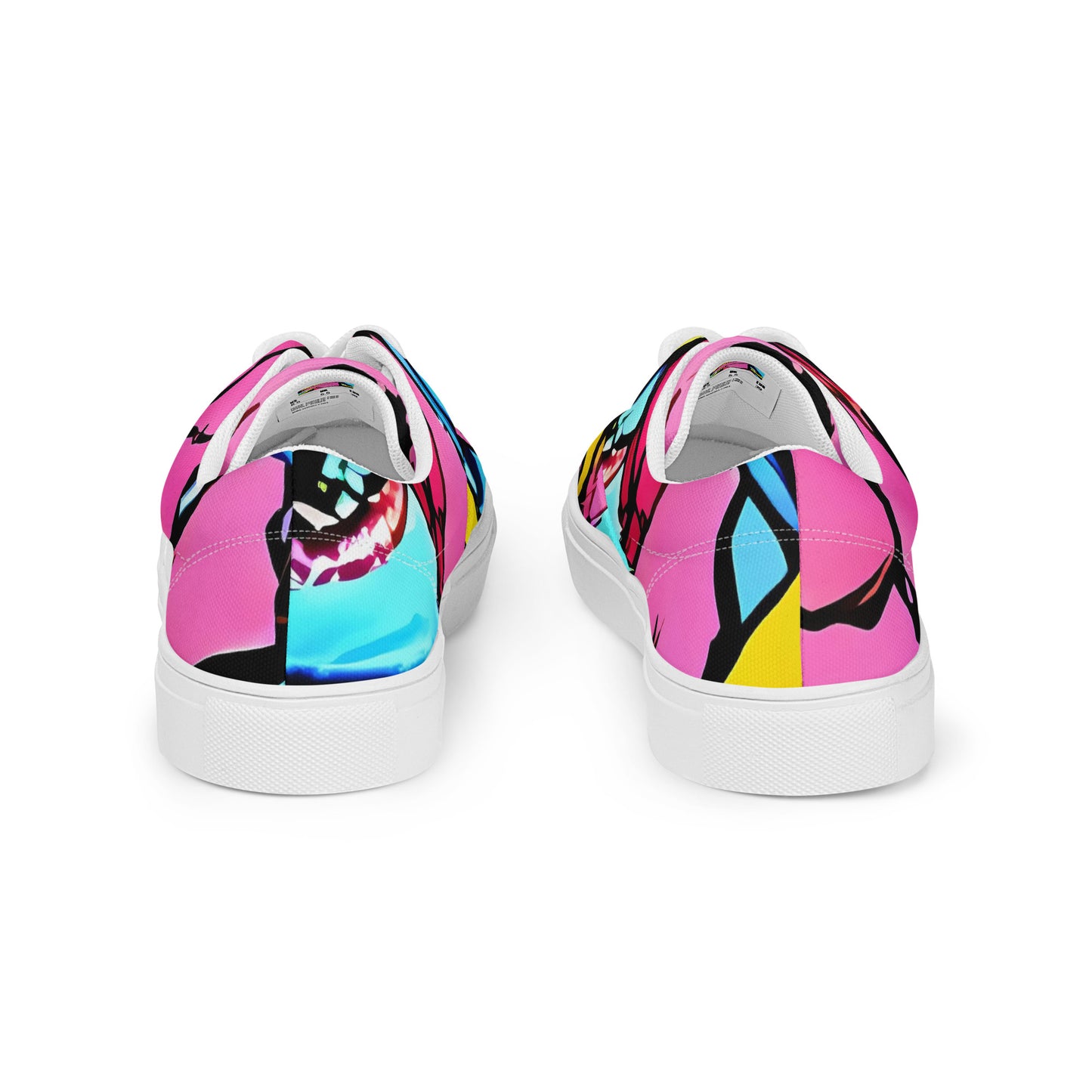 Women's Lace-Up Canvas Shoes - Barbier Bloom