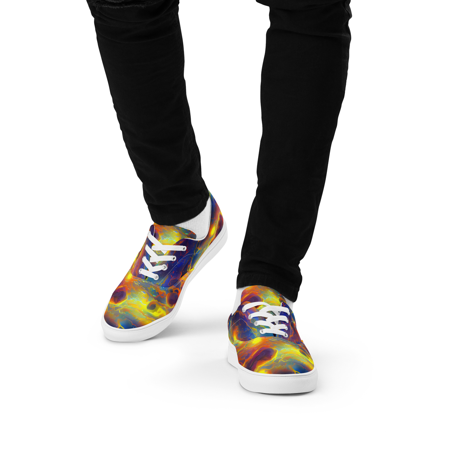 Men's Lace-Up Canvas Shoes - Averin's Nebula