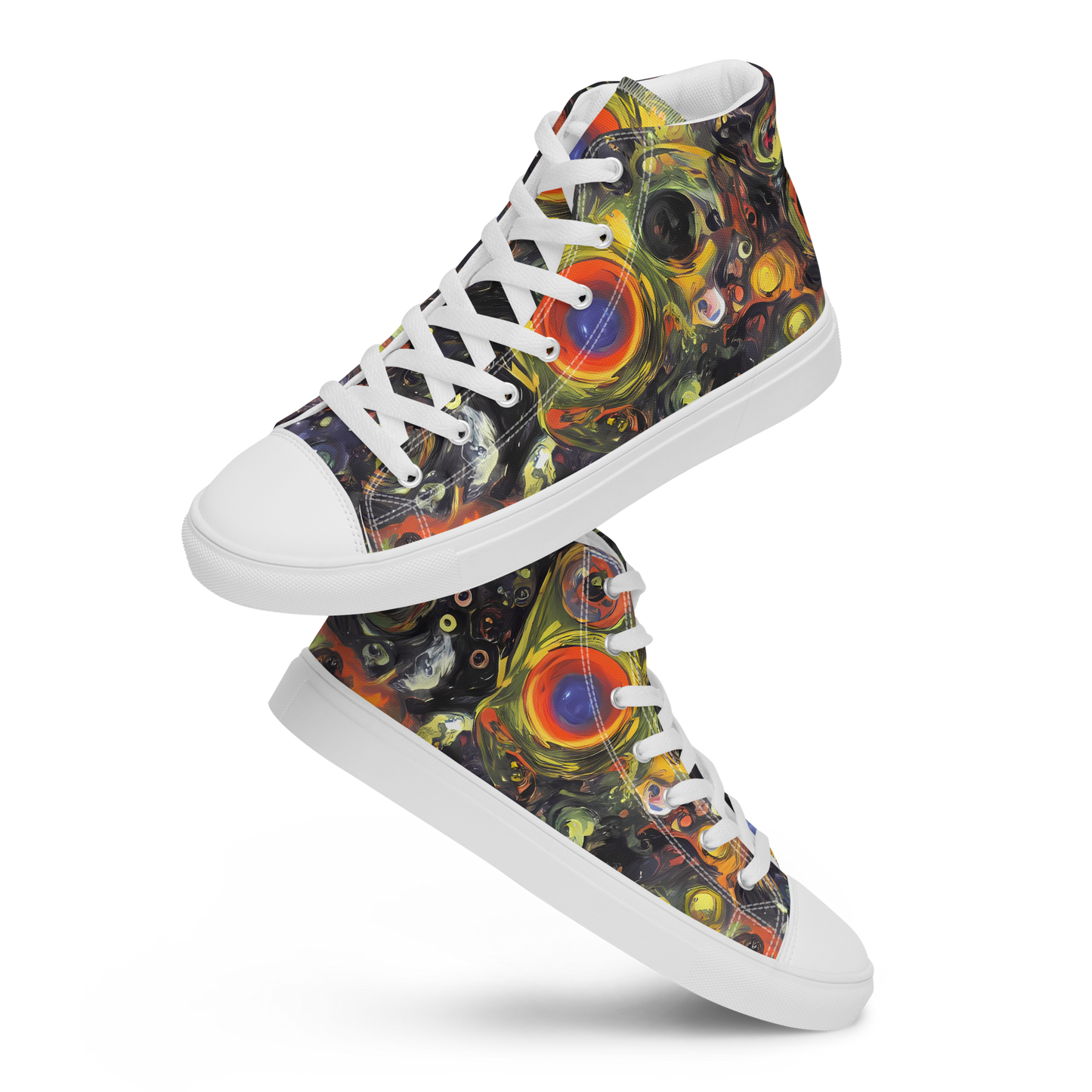 Men's High Top Canvas Shoes - Stellar Spin