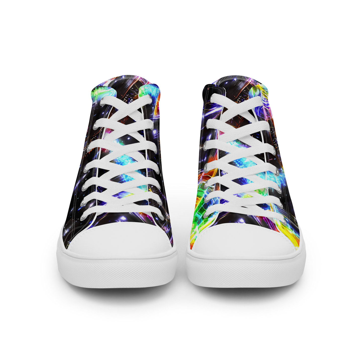 Women's High Top Canvas Shoes - Hirschl's Vortex