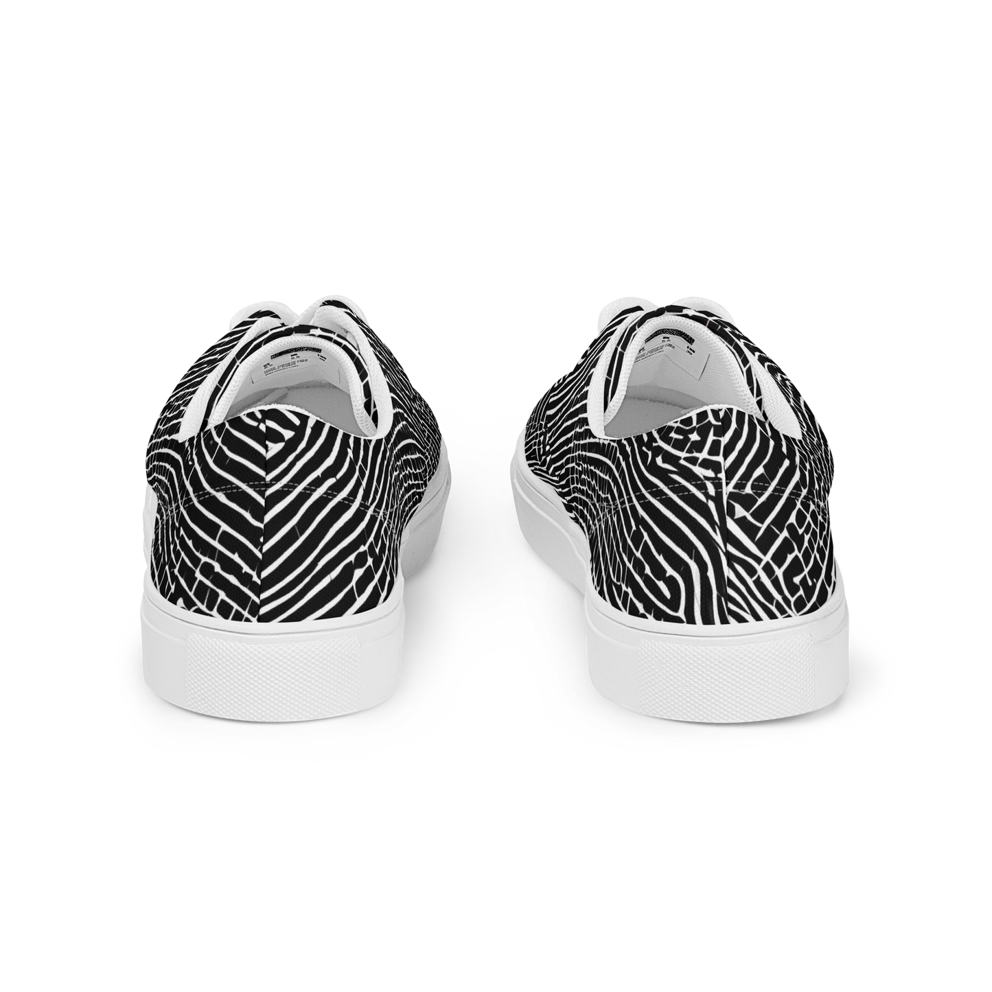 Women's Lace-Up Canvas Shoes - Zenith Stripes