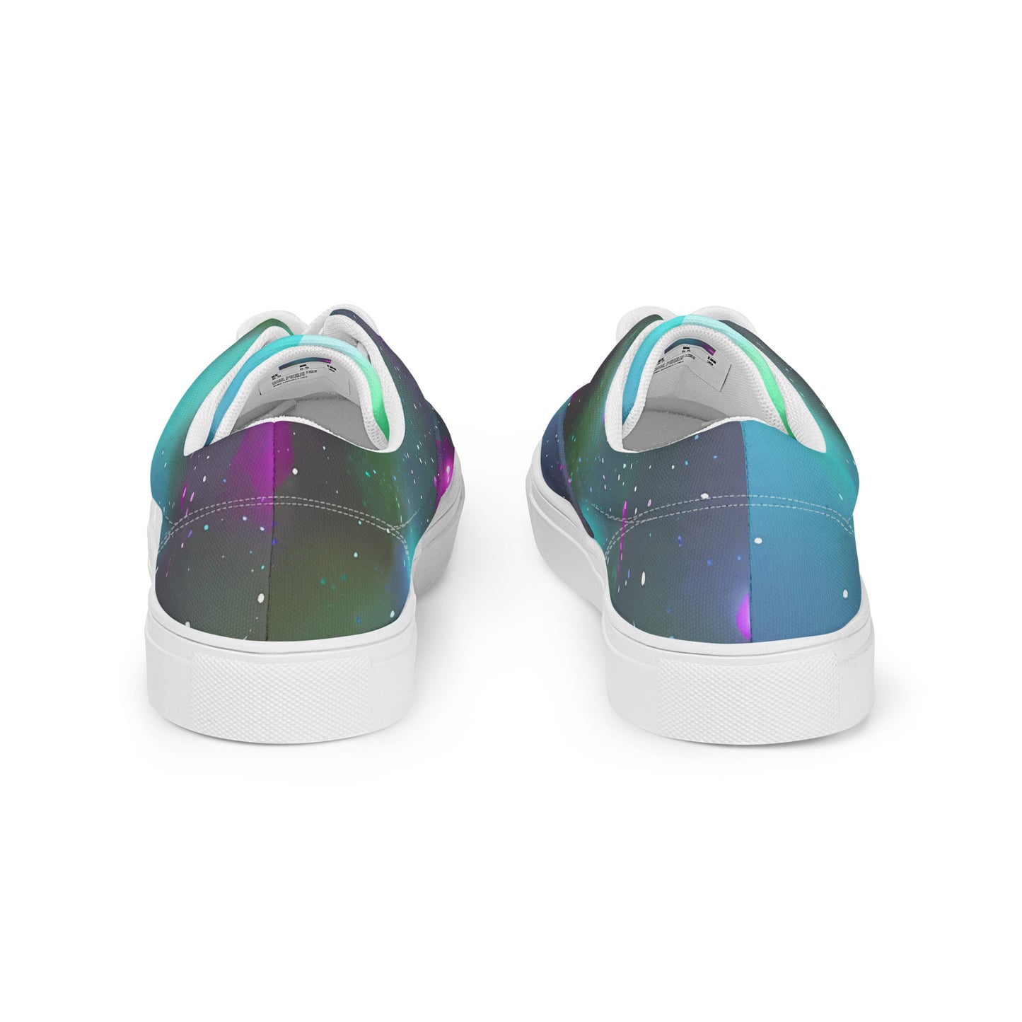 Women's Lace-Up Canvas Shoes - Interstellar Haze
