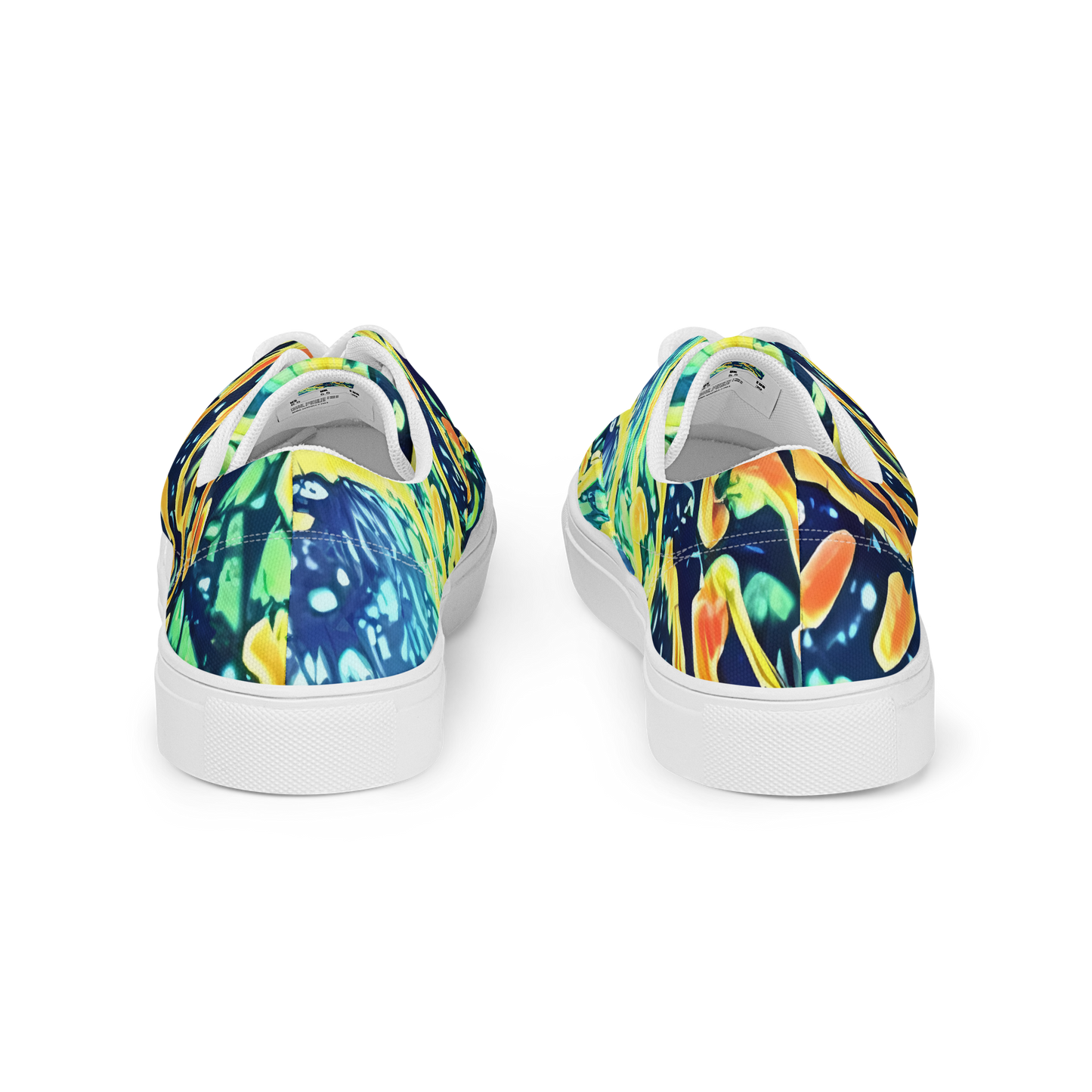 Women's Lace-Up Canvas Shoes - Vortex Glow