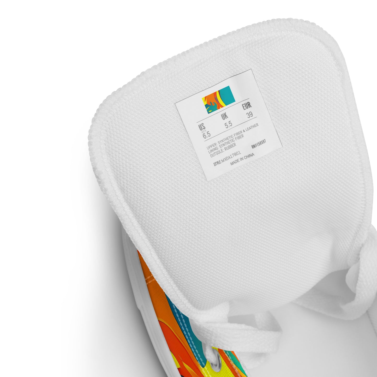 Women's High Top Canvas Shoes - Mythic Maelstrom