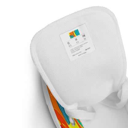 Women's High Top Canvas Shoes - Mythic Maelstrom